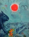 El sol sobre París contemporáneo Marc Chagall